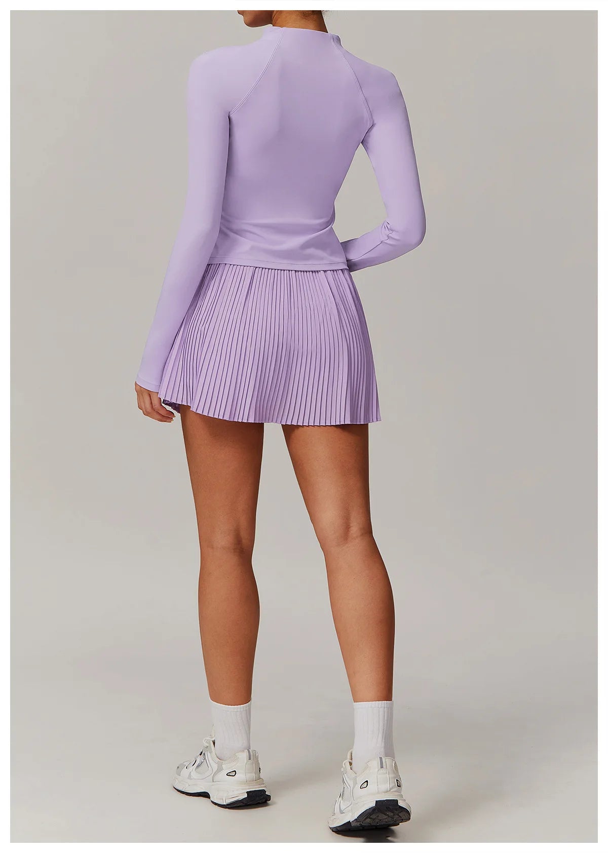 Long Sleeved Zipper Jacket 2 Pieces