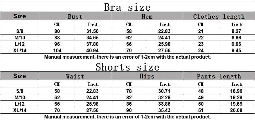 Yoga Sets 2 Pieces Workout Sets for Women Tracksuit Sportswear Gym Clothes High Waist Shorts Outfits Running Suits Fitness Bras