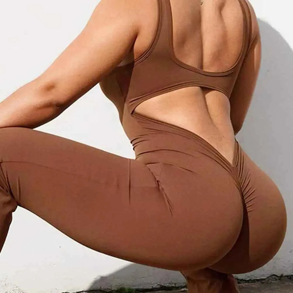 Yoga Set For Women One-piece Seamless Jumpsuits Training Sportswear Gym Set Training Clothing