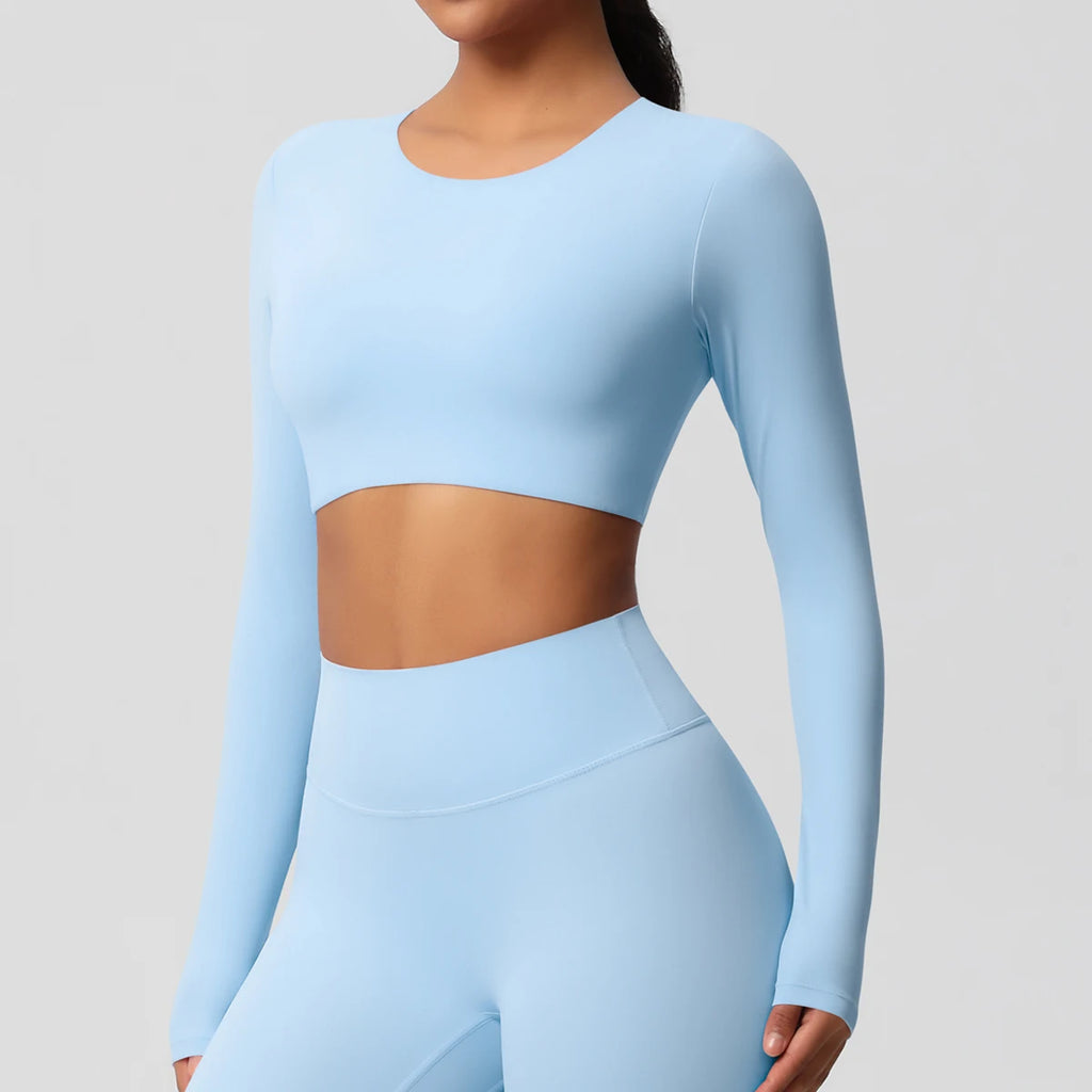 Padded Elastic Sports Top