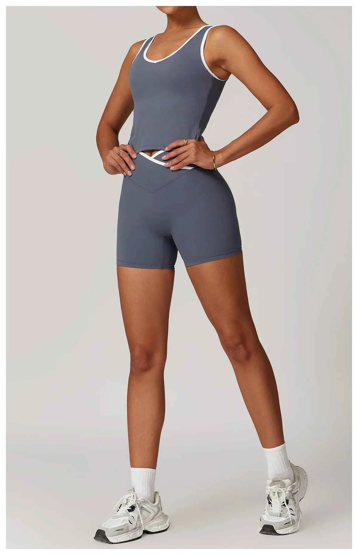Yoga Set 2 Pieces Workout Outfits Fitness Sportswear Gym Tracksuit High Waist Leggings Sports Bra Athletic Wear Women Clothes