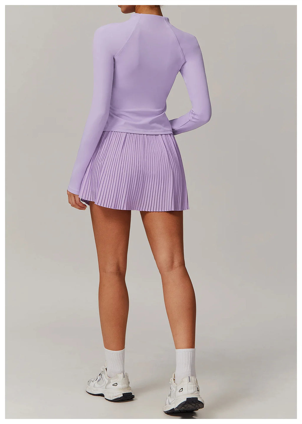 Long Sleeved Zipper Jacket 2 Pieces