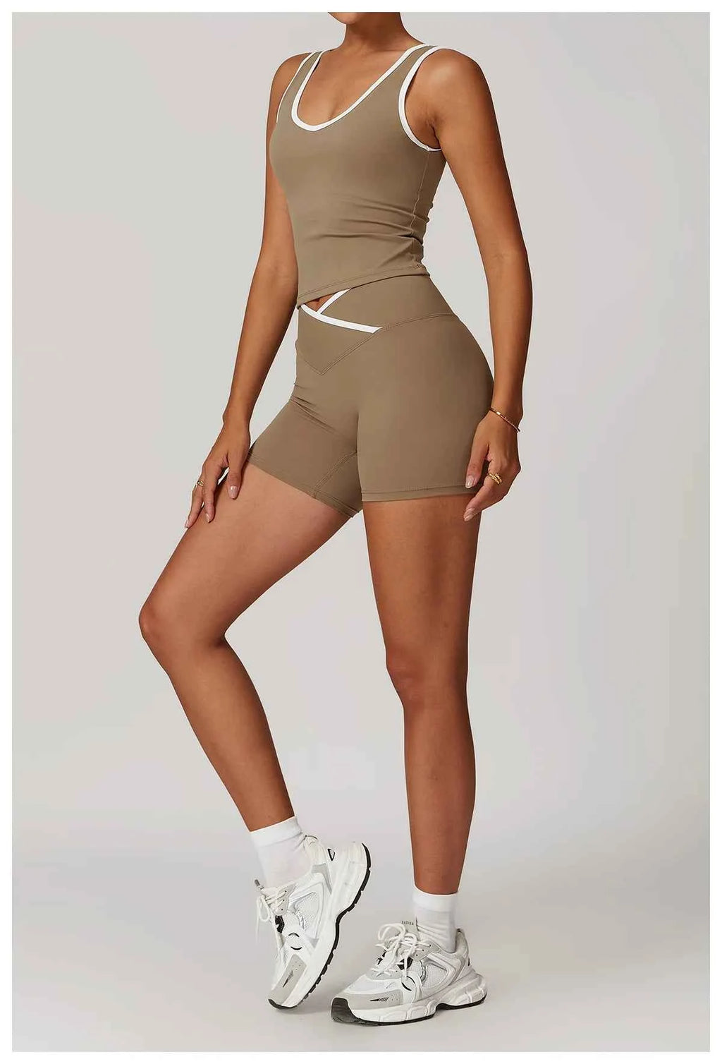 Yoga Set 2 Pieces Workout Outfits Fitness Sportswear Gym Tracksuit High Waist Leggings Sports Bra Athletic Wear Women Clothes
