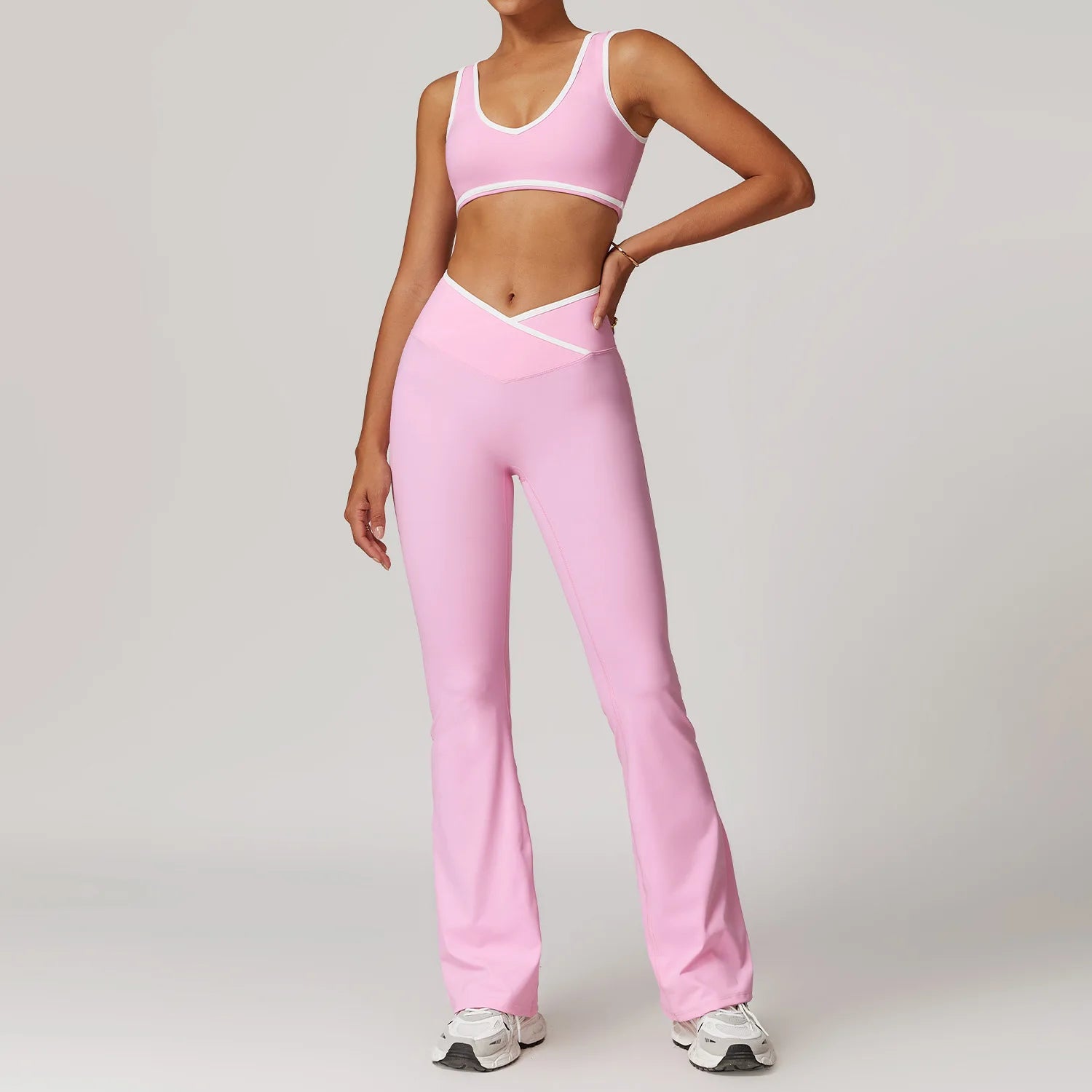 Tracksuit High Waist Leggings Set