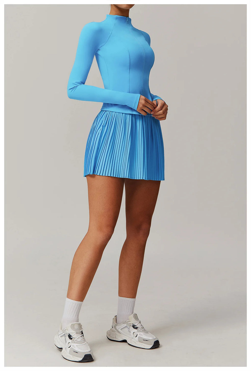 Long Sleeved Zipper Jacket 2 Pieces
