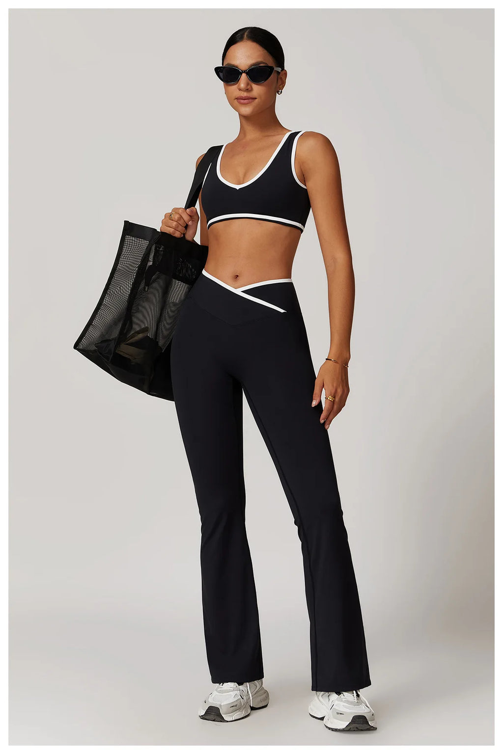 Tracksuit High Waist Leggings Set