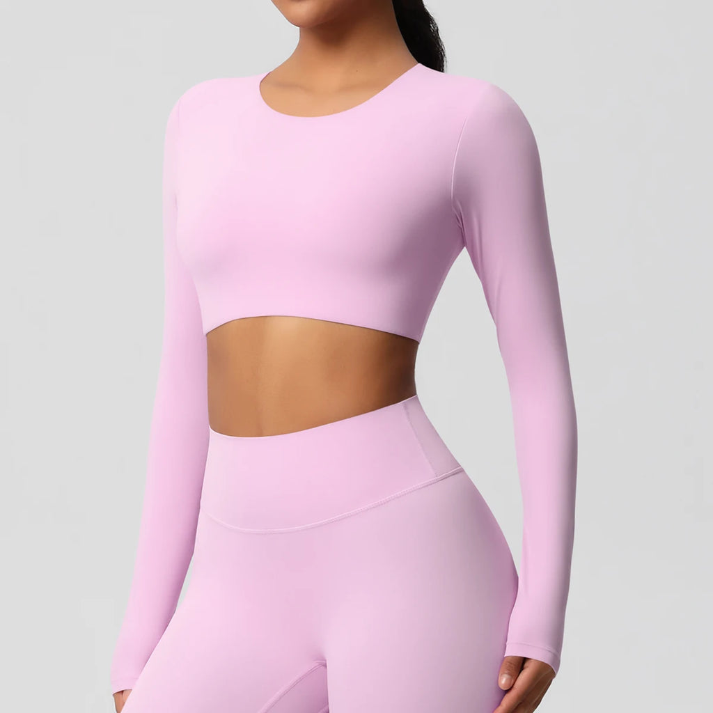 Padded Elastic Sports Top