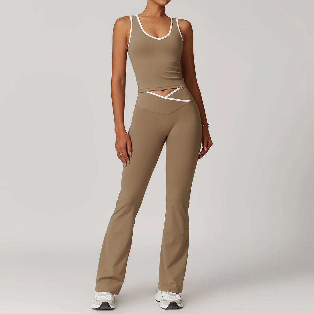 Tracksuit High Waist Leggings Set