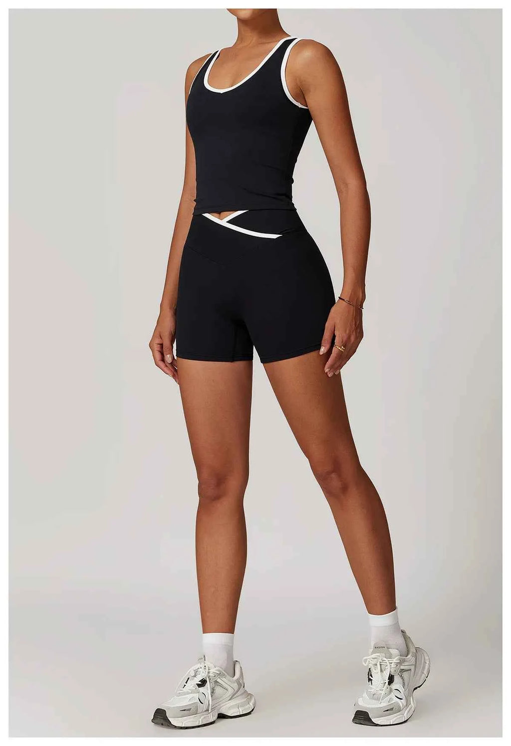 Yoga Set 2 Pieces Workout Outfits Fitness Sportswear Gym Tracksuit High Waist Leggings Sports Bra Athletic Wear Women Clothes