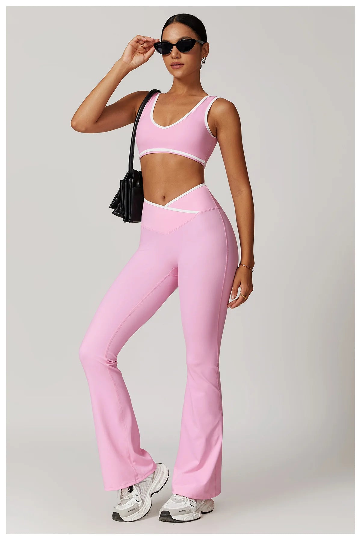 Tracksuit High Waist Leggings Set