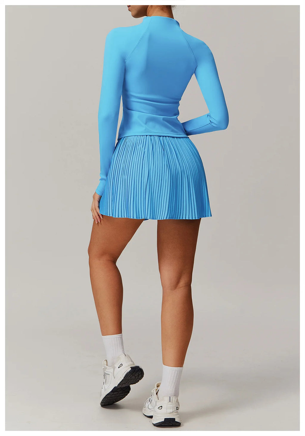 Long Sleeved Zipper Jacket 2 Pieces